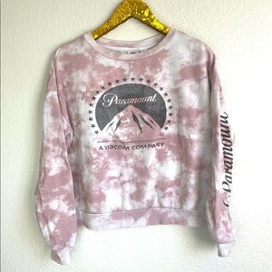 Paramount Tie-Dye Crewneck Pullover Sweater